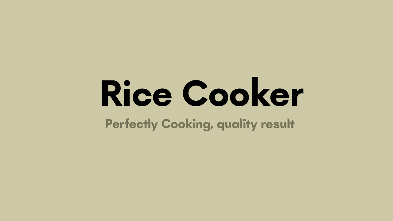 Best Rice Cooker For Perfectly Cooking And Quality Result