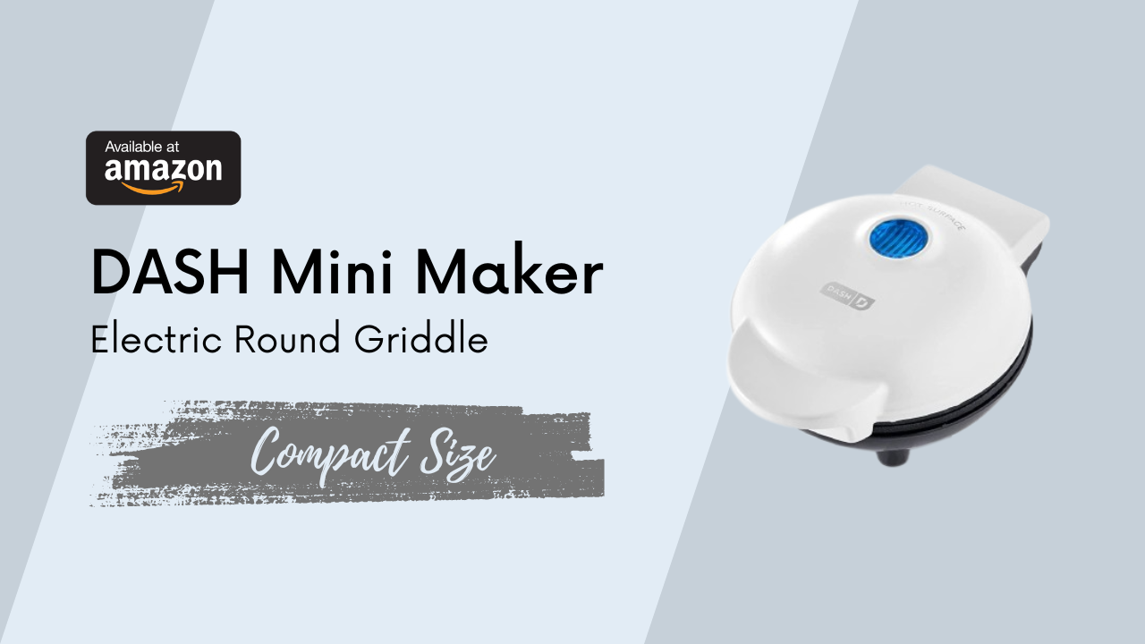 DASH Mini Maker Electric Round Griddle