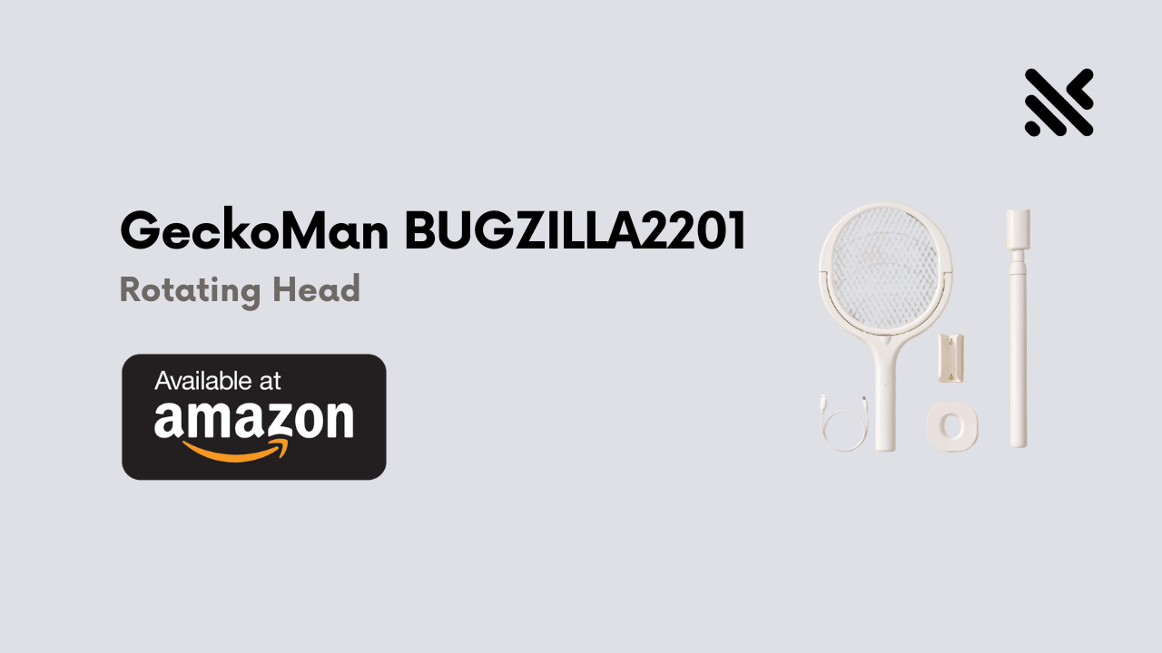 GeckoMan BUGZILLA2201 Bug Zapper Racket