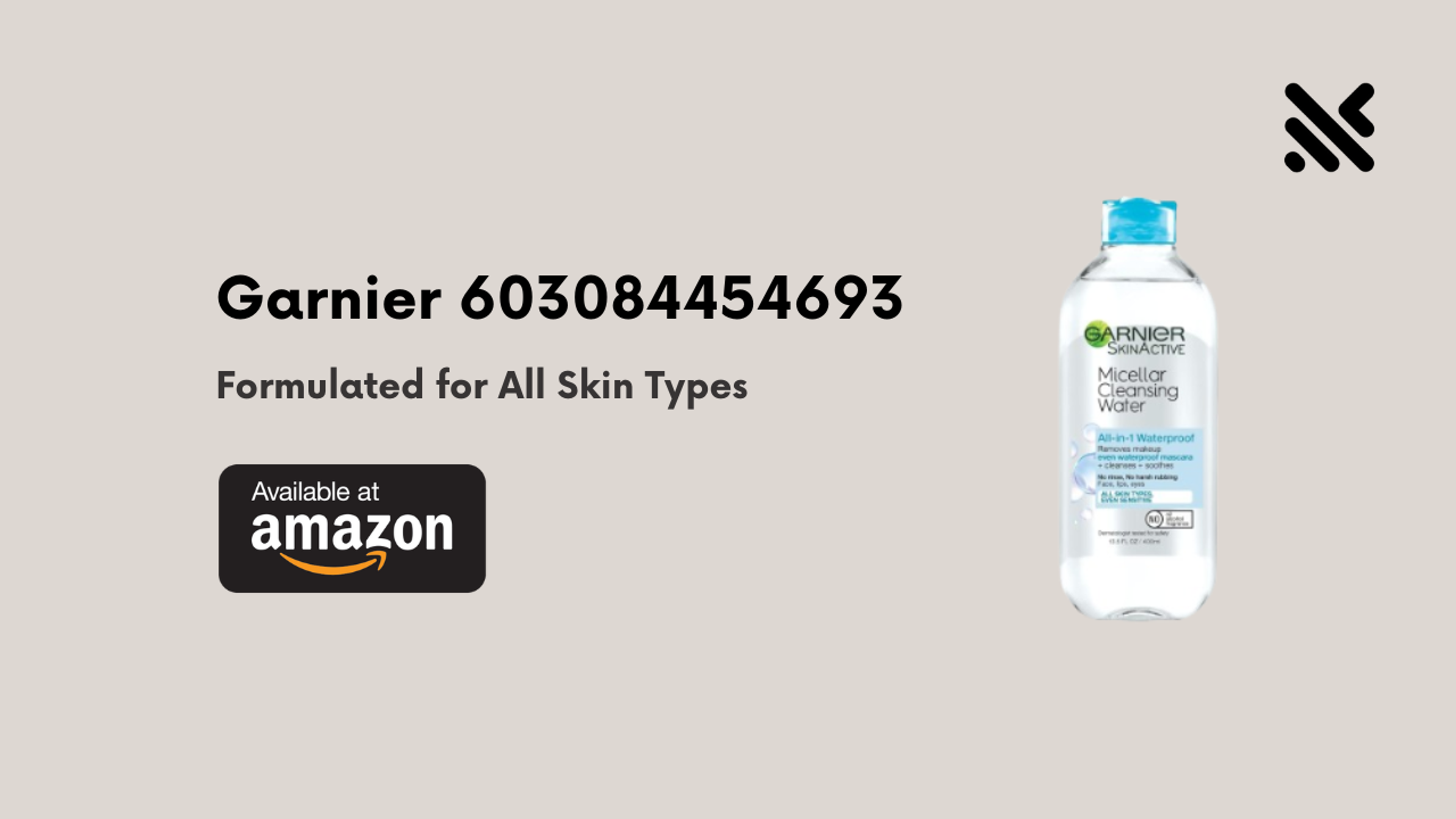 Garnier 603084454693 Micellar Water