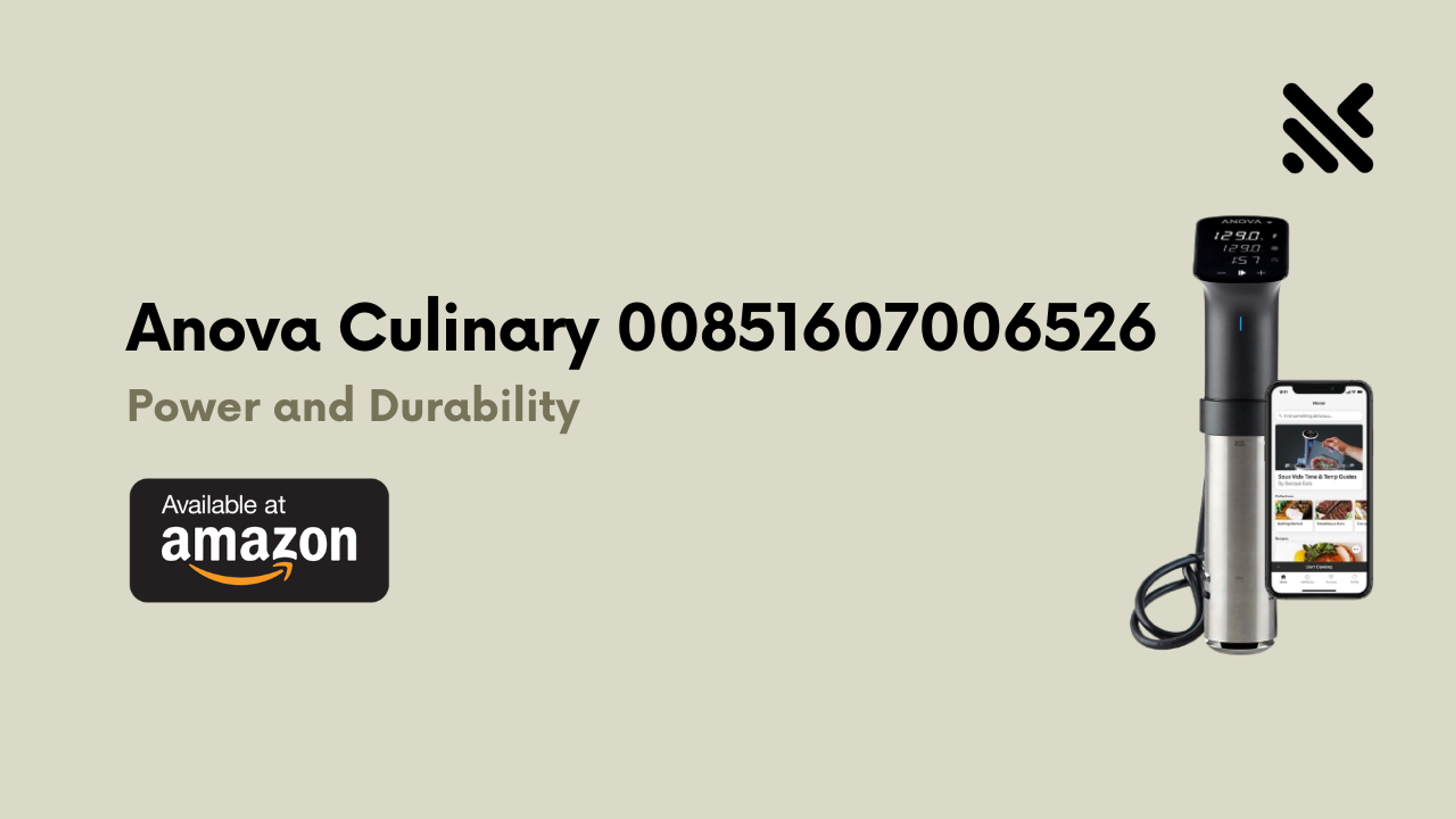 Anova Culinary 00851607006526 Sous Vide 