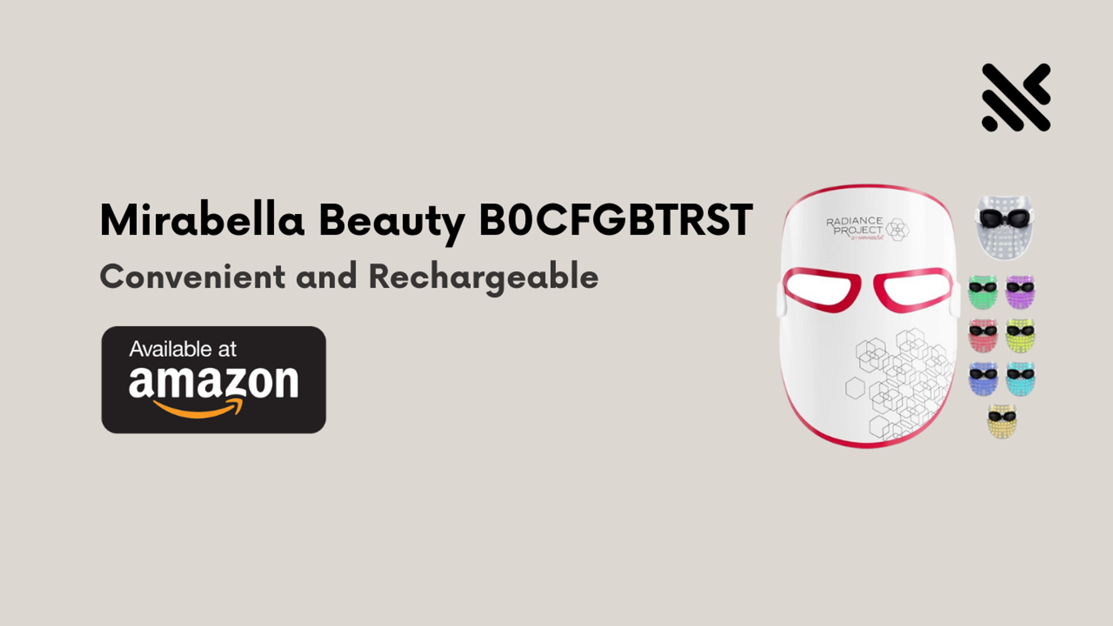 Mirabella Beauty B0CFGBTRST LED Face Mask