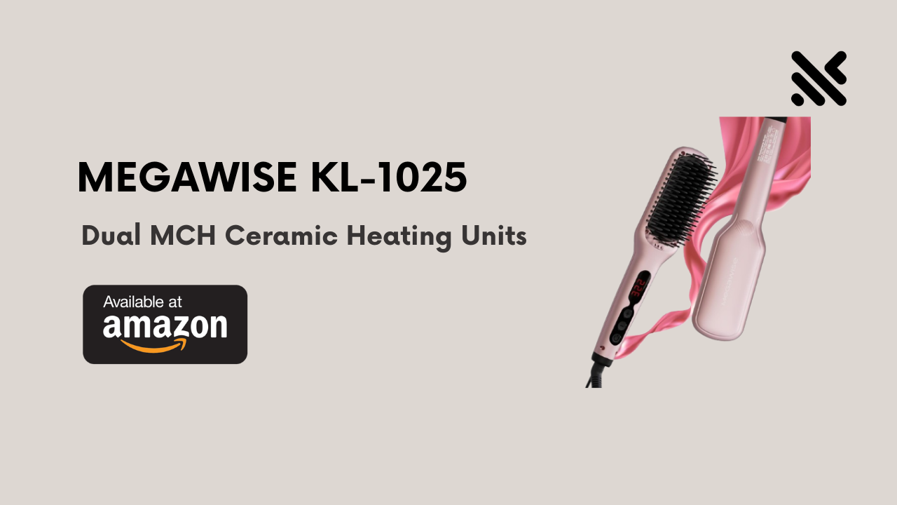 MEGAWISE KL-1025 Hair Straightener Brush 