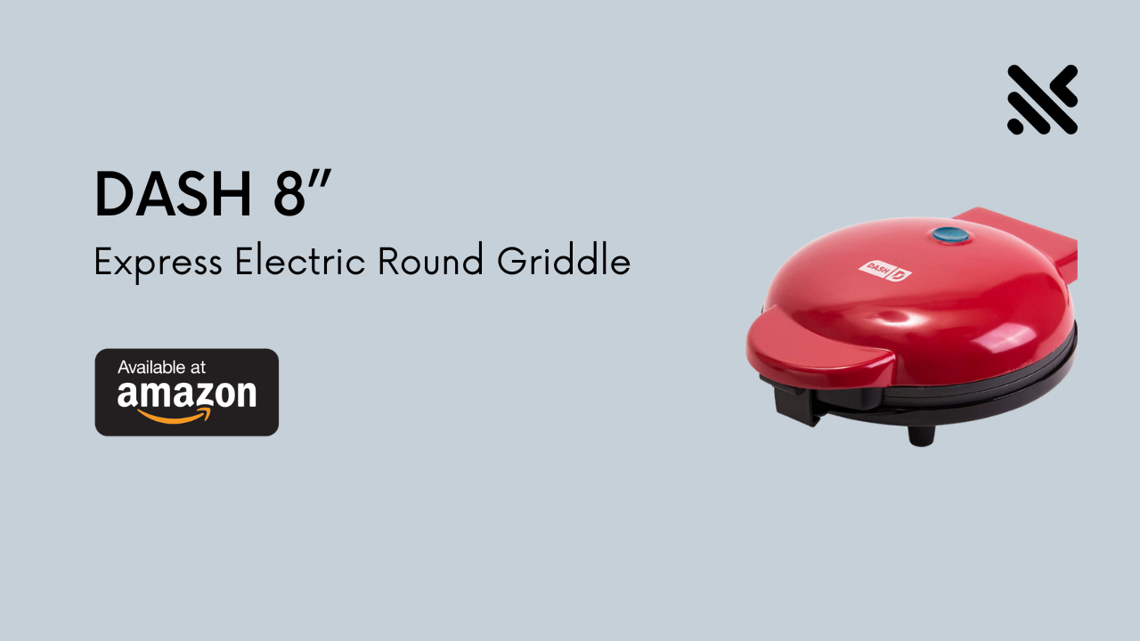 DASH 8” Express Electric Round Griddle