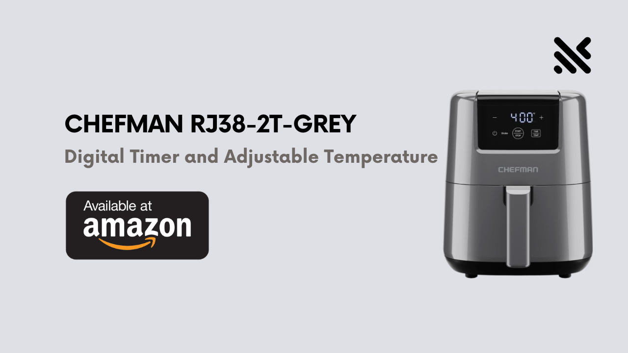 CHEFMAN RJ38-2T-GREY Basket Air Fryer