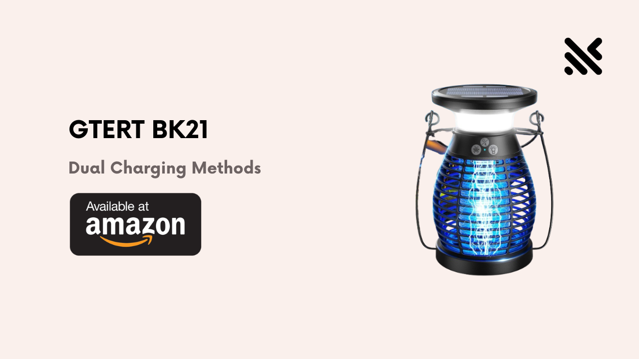 GTERT BK21 Solar Bug Zapper