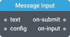 Message Input component image