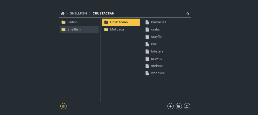 entity browser overview