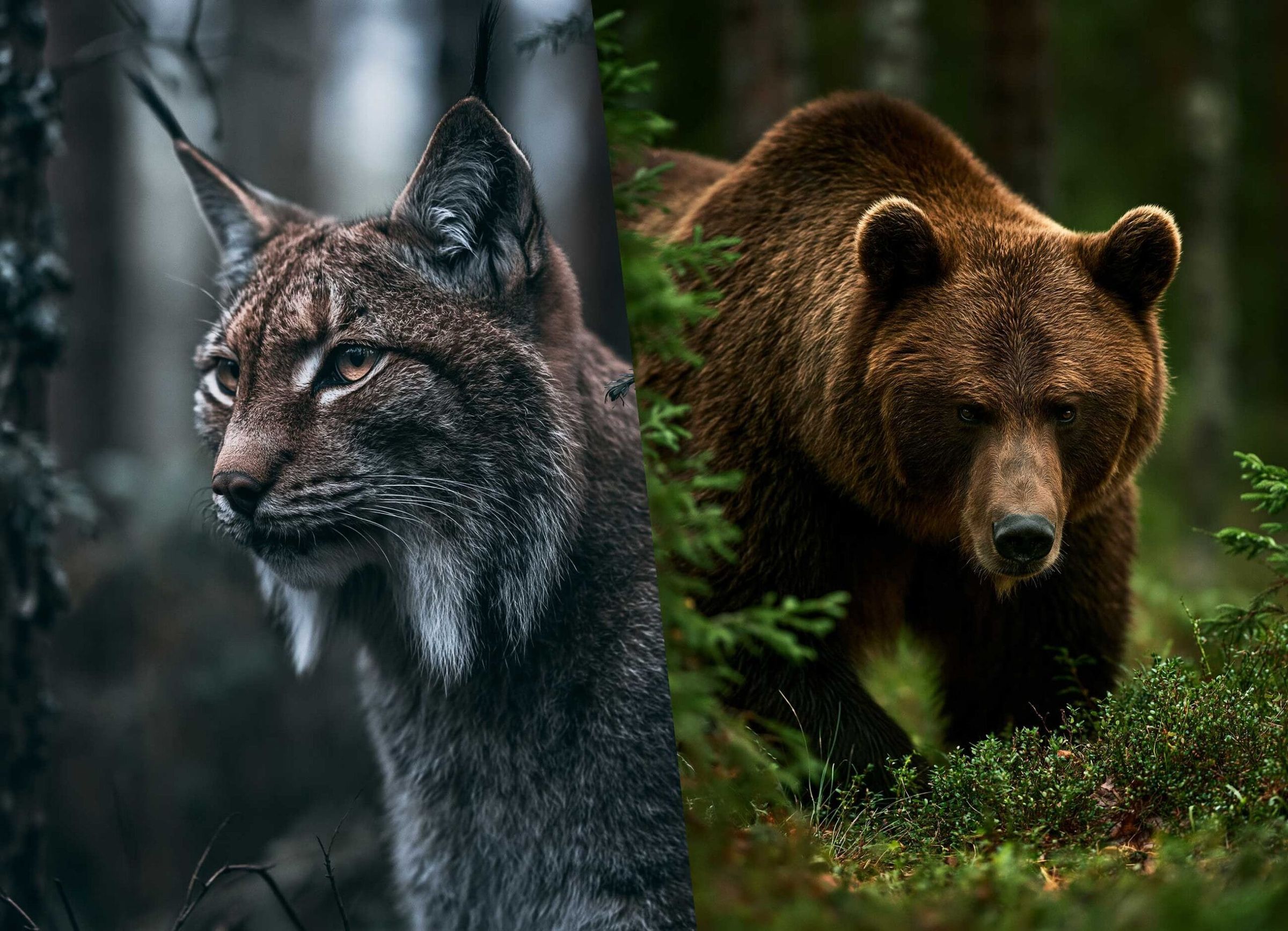 Karhu ja ilves