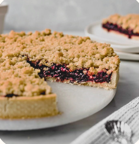 KUCHEN LOW ARÁNDANOS