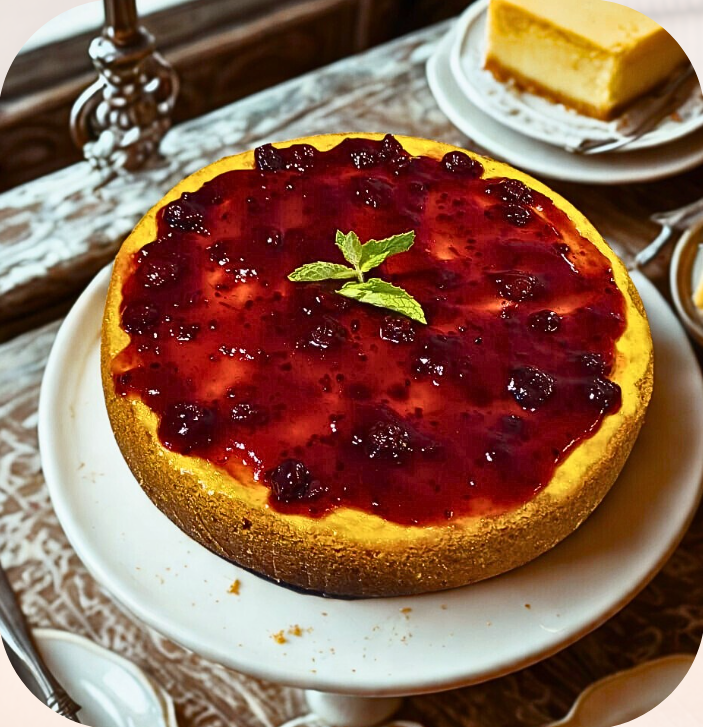 CHEESECAKE DE ARANDANOS