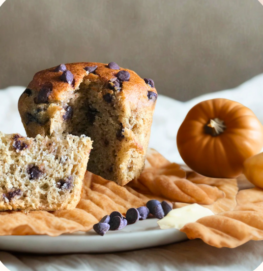 MUFFIN CACAO Y CALABAZA