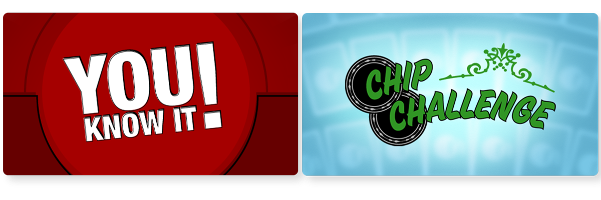 2 rcade games, You Know It and Chip Challenge