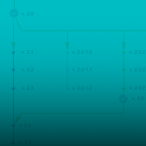 Image of data points tinted teal.