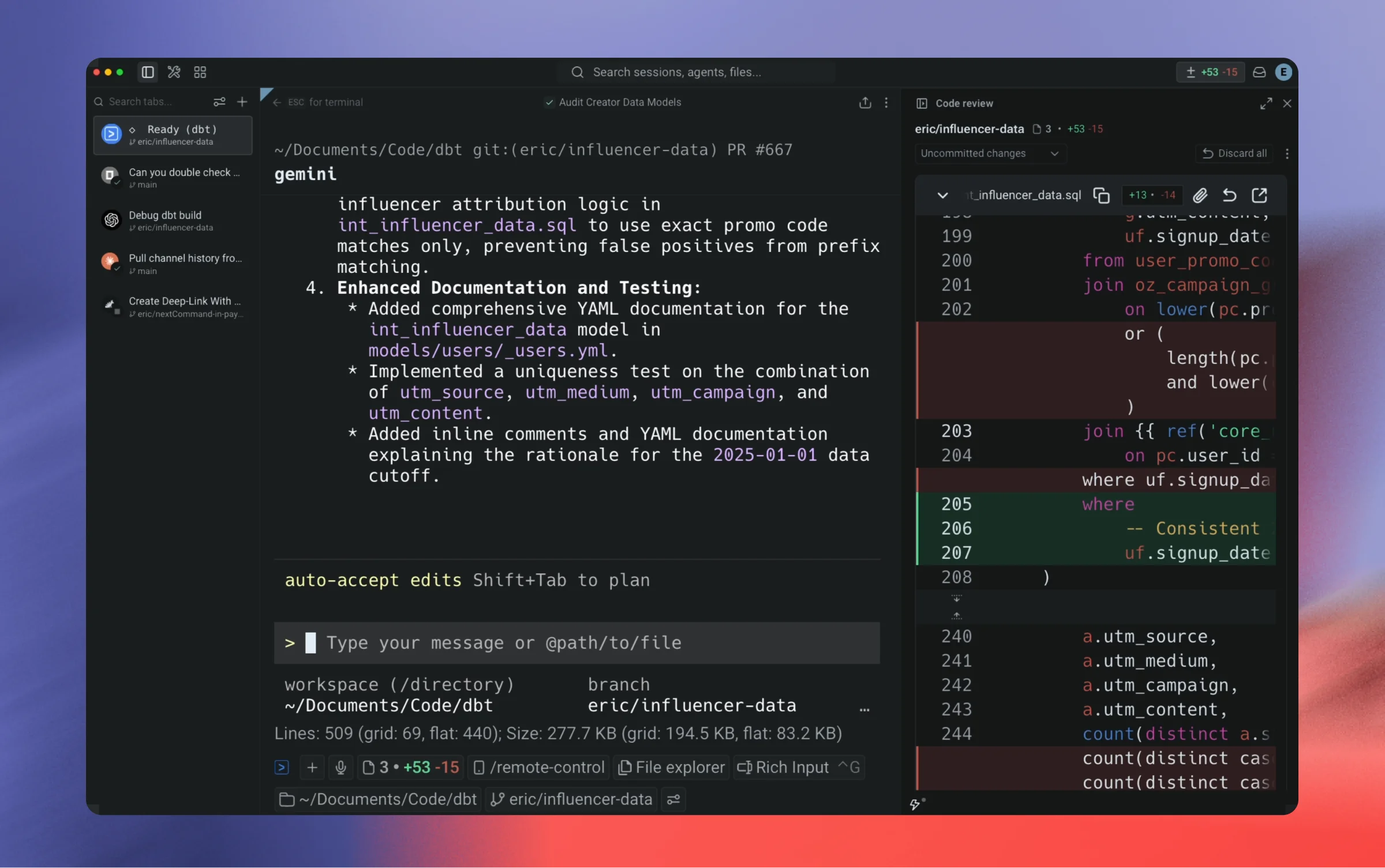 Gemini CLI in Derp