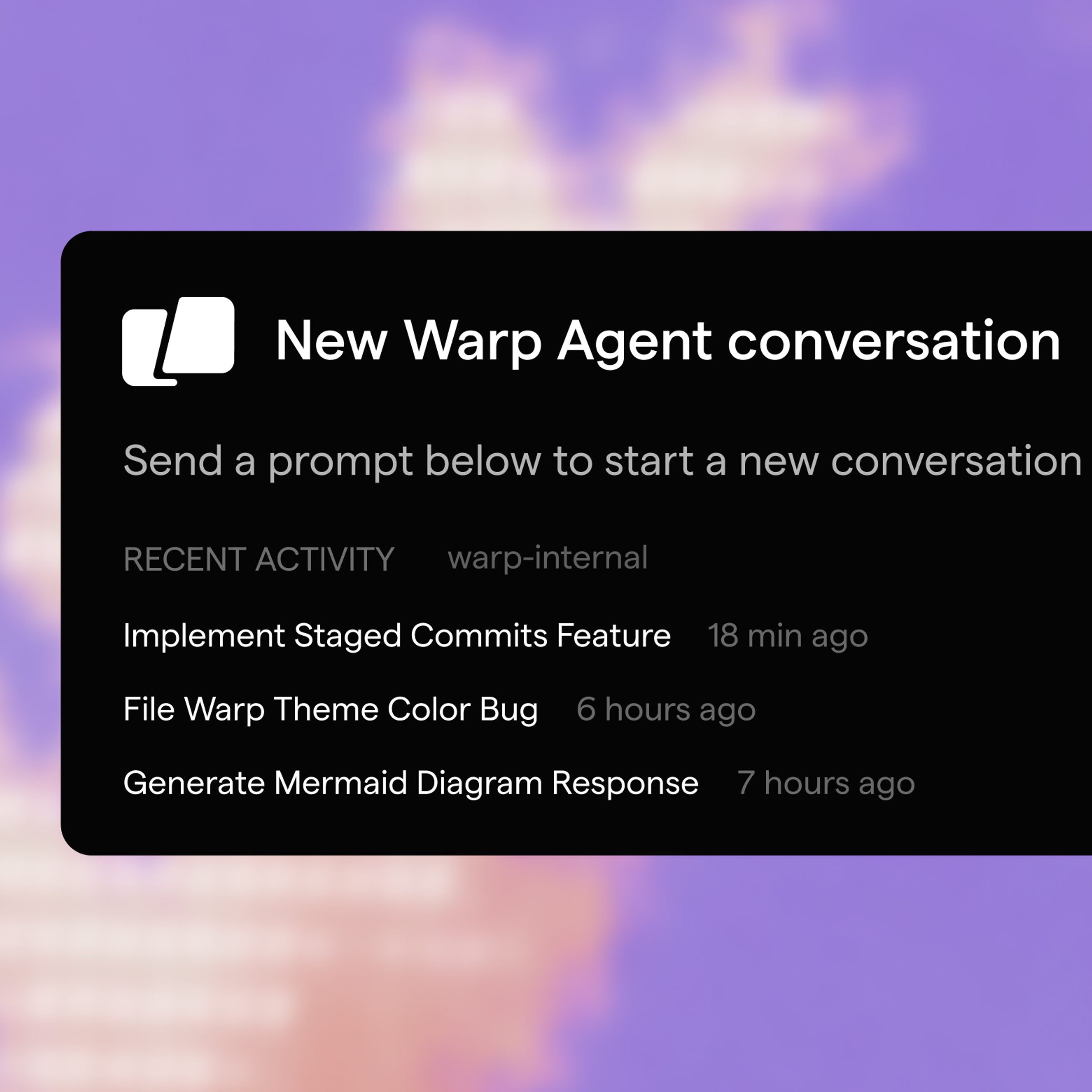 New Oz agent conversation