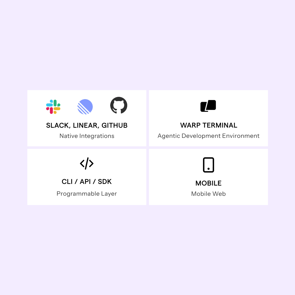 Oz agents list with agent harness controls