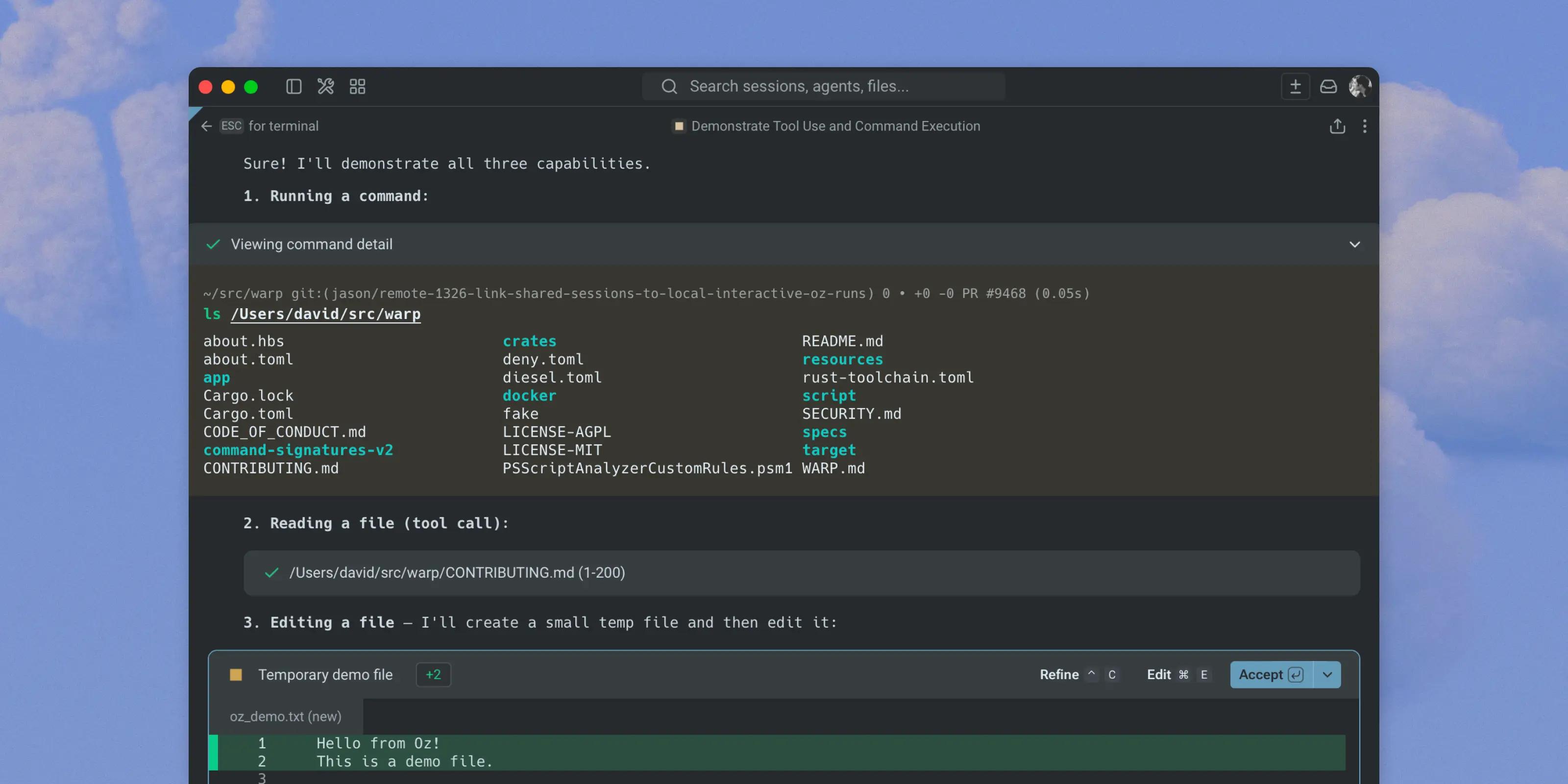 https://www.warp.dev/blog/block-model-behind-warps-agentic-development-environment social preview image