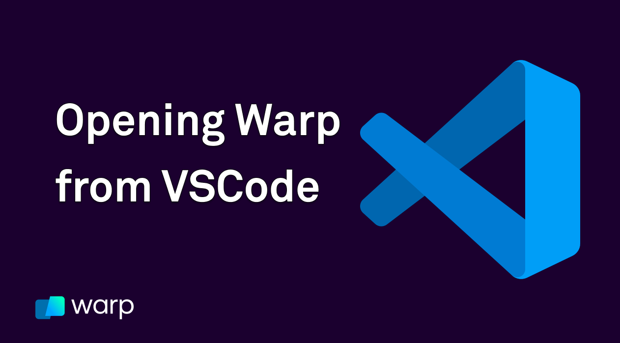 How to Open Warp from VS Code | Warp