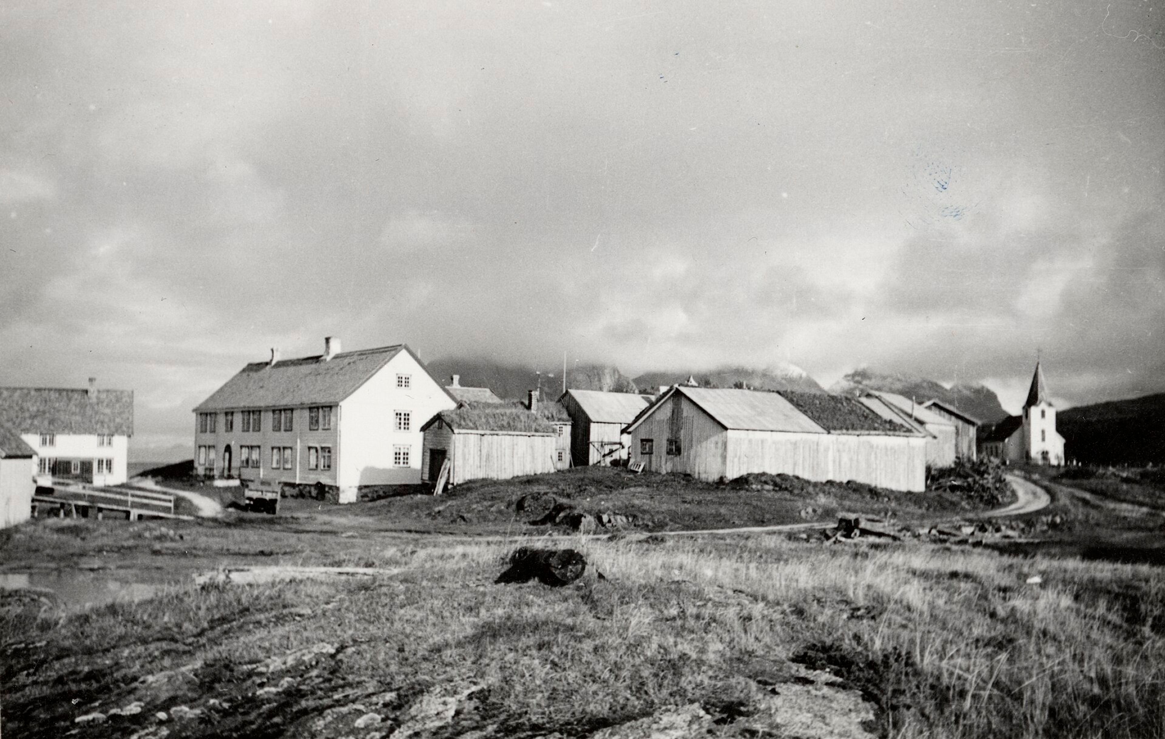 Handelsstedet sett fra land i 1948