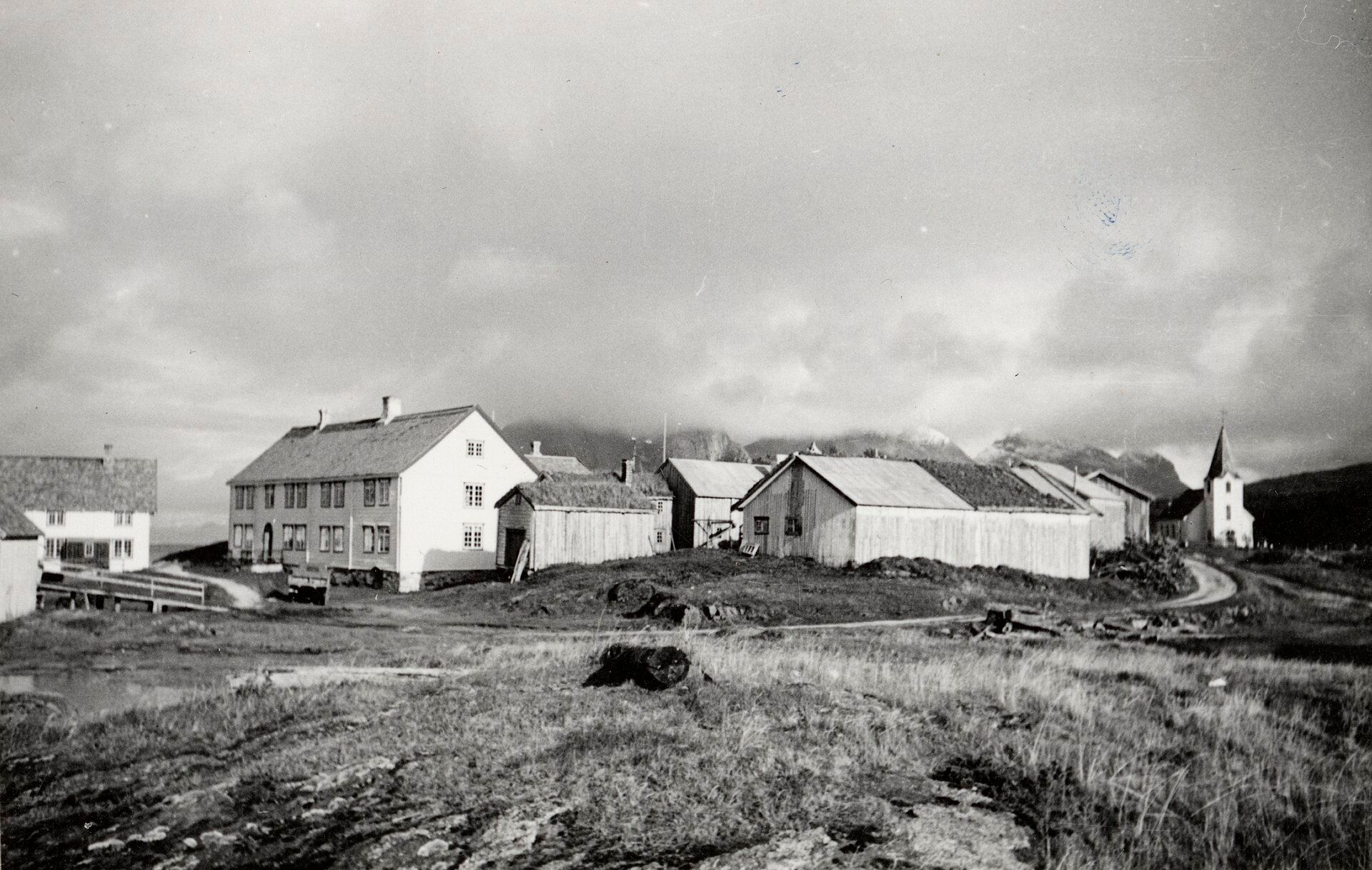 Handelsstedet sett fra land i 1948