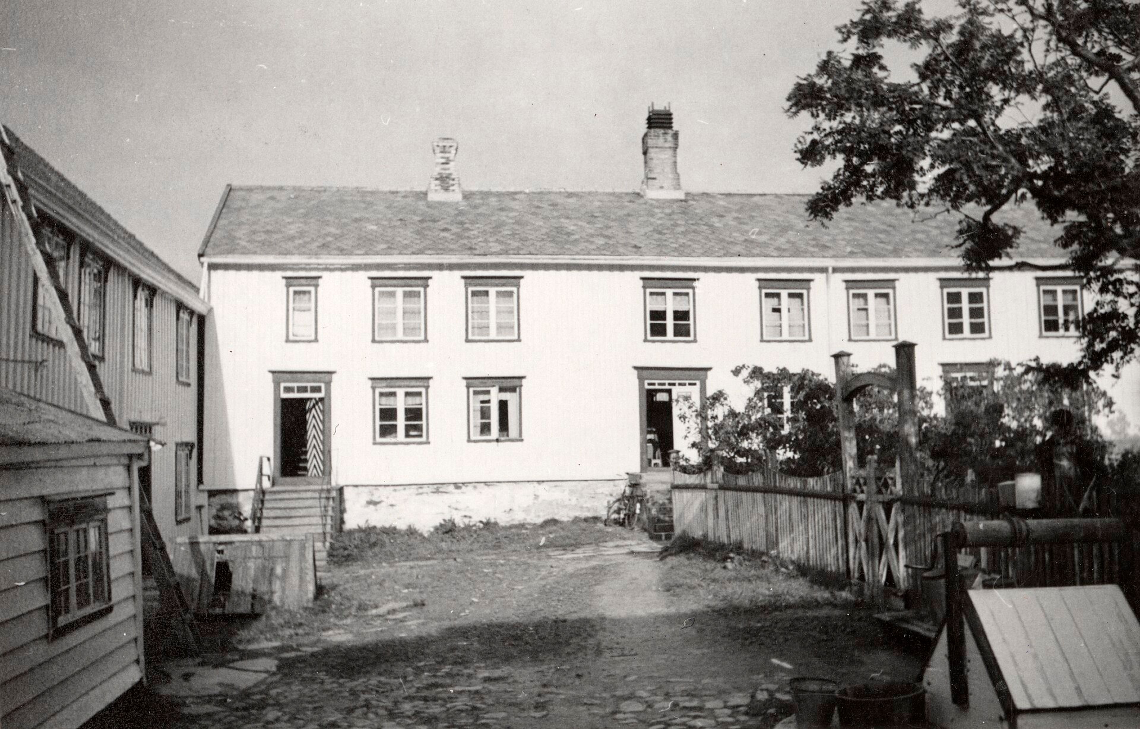 Hovedbygningen på Kjerringøy handelssted i 1948