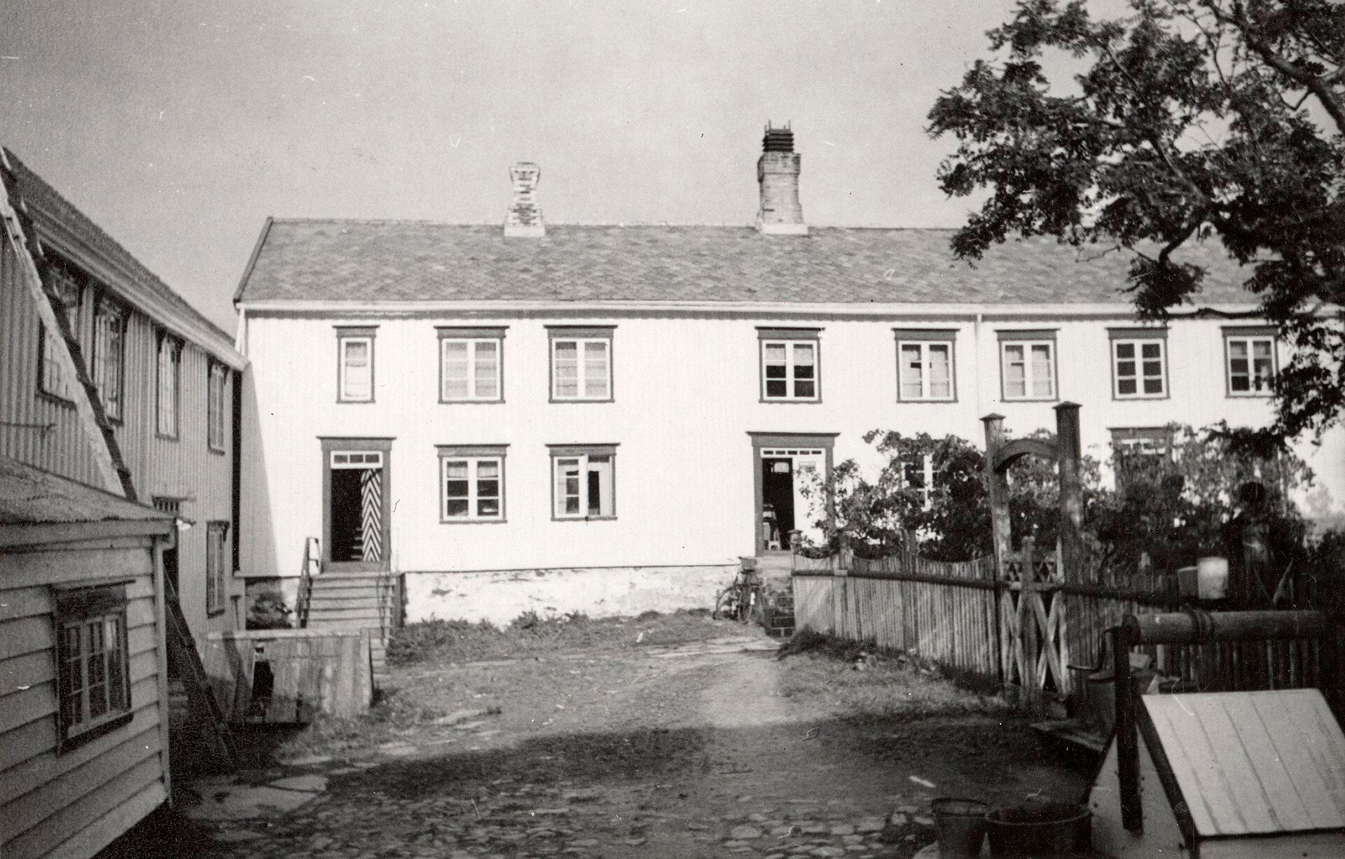 Hovedbygningen på Kjerringøy handelssted i 1948