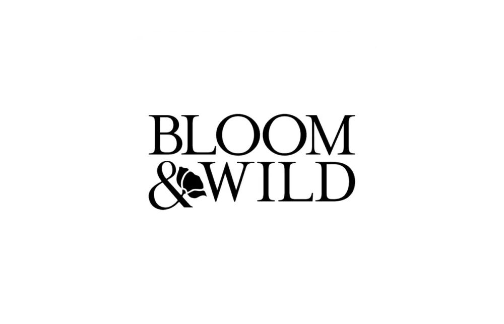 Bloom and Wild logo – save on letterbox flowers and gifts with LawnLove Rewards.