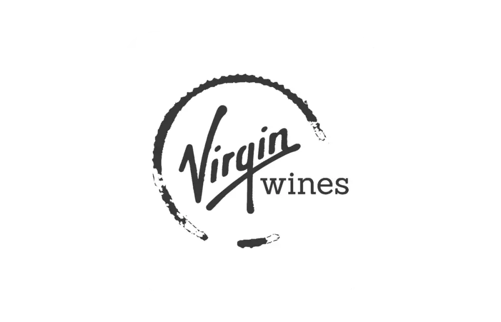Virgin Wines logo – enjoy exclusive deals on wines via LawnLove Rewards.