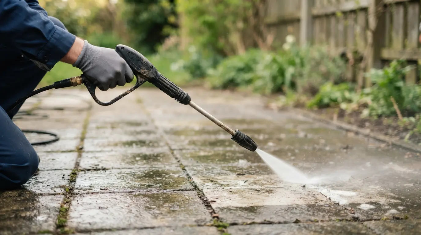 pressure washer damage