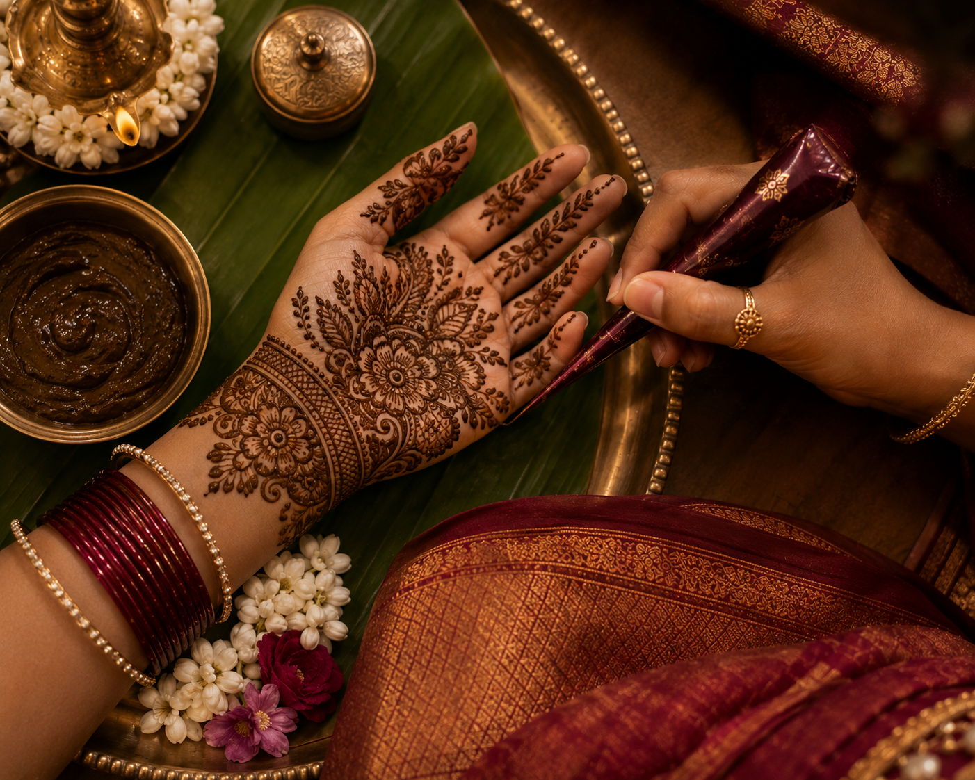 Vishaka Fashion boutique Mehendi service in Coimbatore
