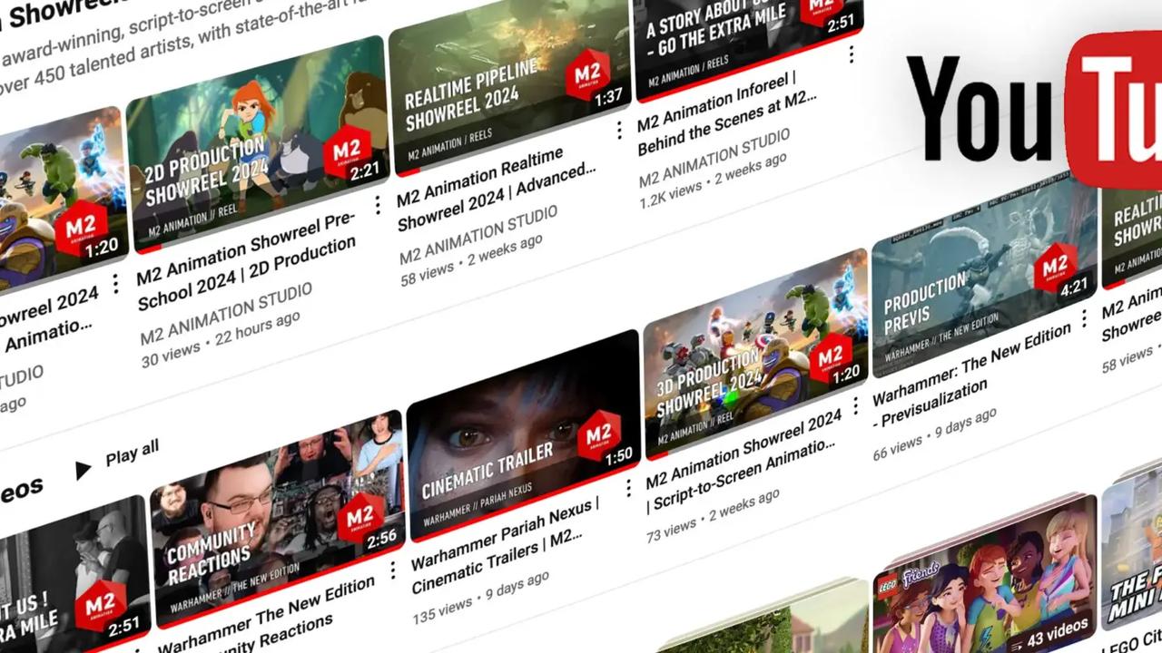 Announcing the Launch of M2 Animation’s YouTube Channel!