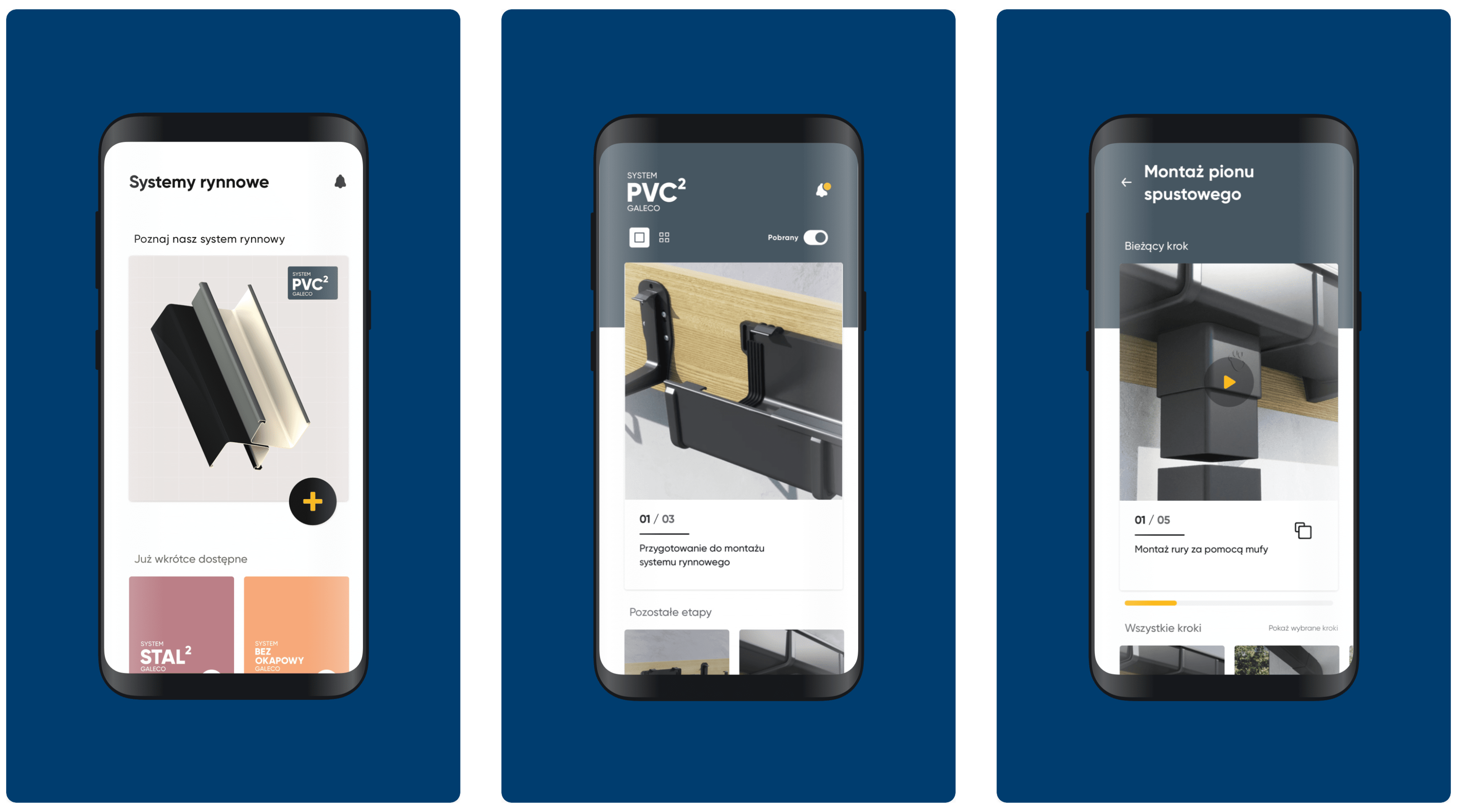 Galeco mobile screen