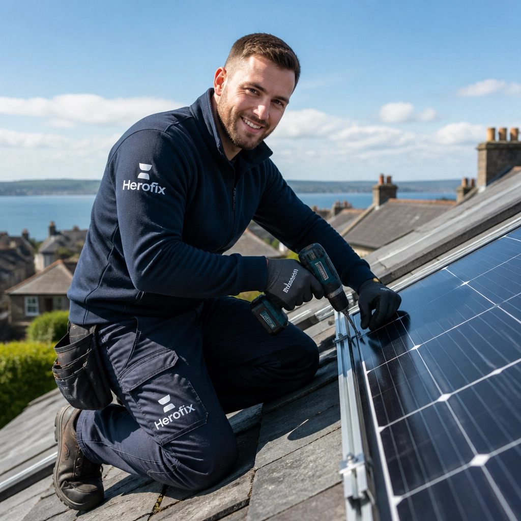 Herofix installer solar panels and battery