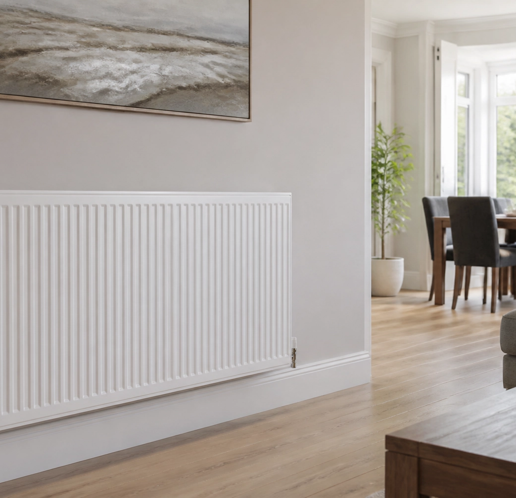 Radiator in a home