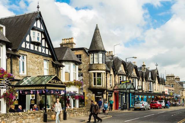 Pitlochry village 
