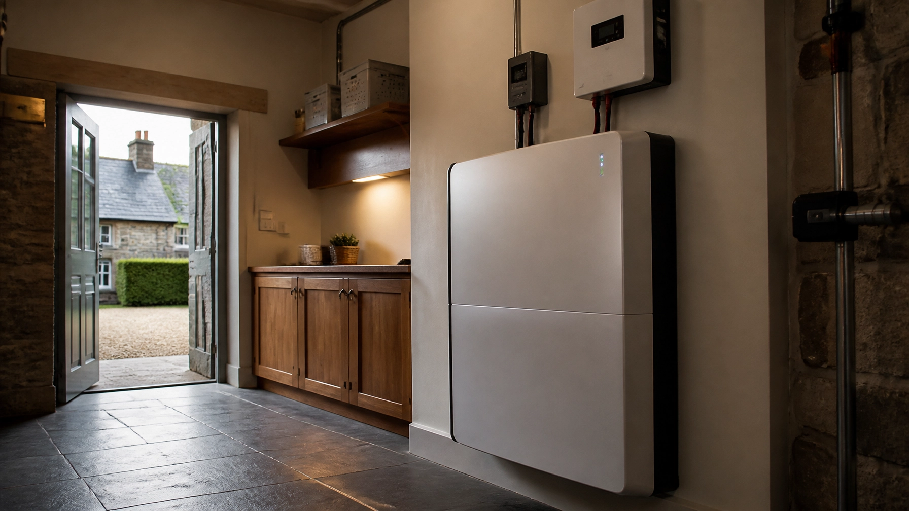 Battery storage for solar energy