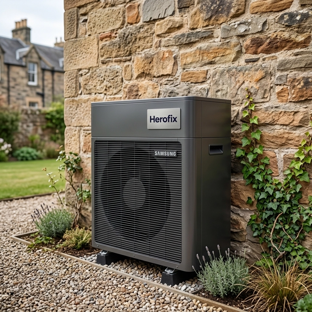 Samsung heat pump with herofix