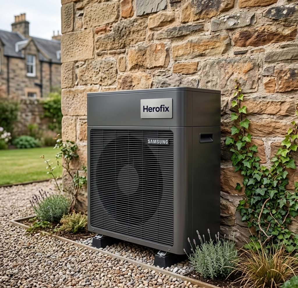 Samsung heat pump with herofix