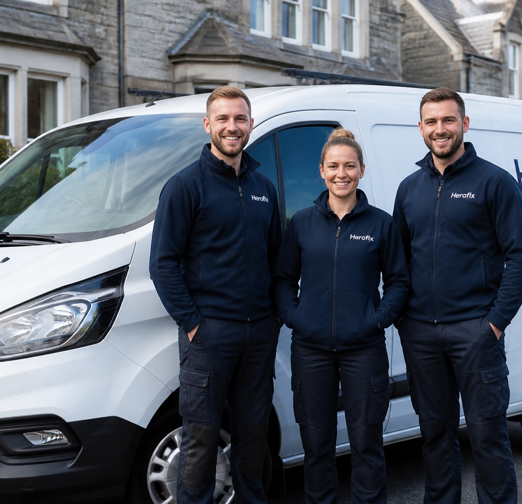 Herofix boiler installers and van