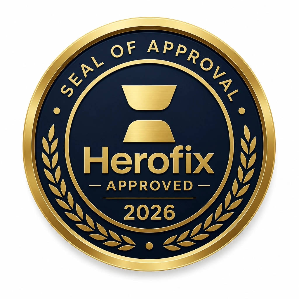 Herofix seal of approval 2026