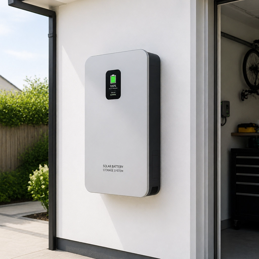 Solar panel battery