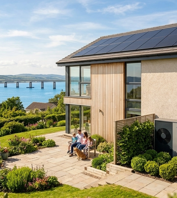 Dundee net zero plan home with eco energy solutions