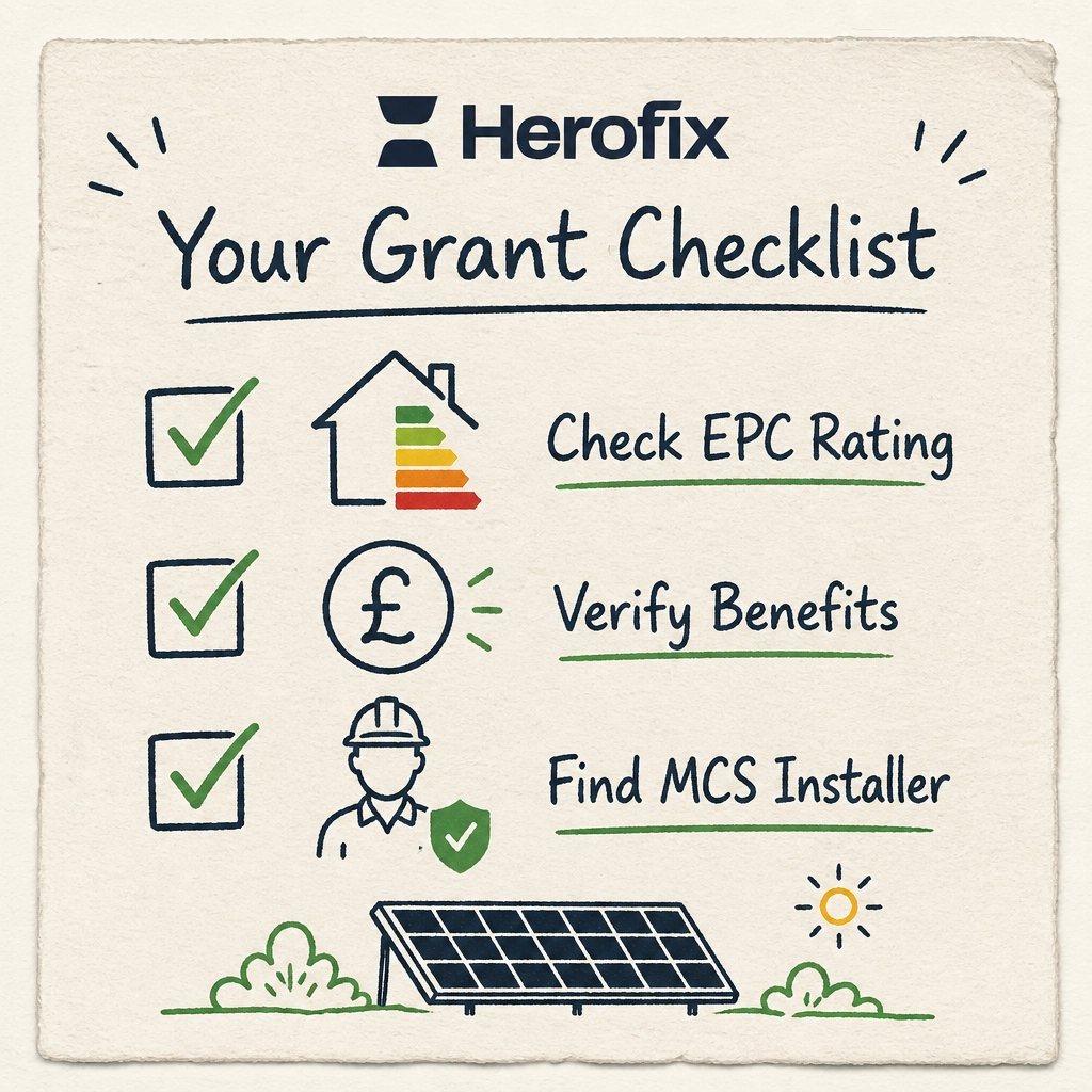 Herofix grant checklist