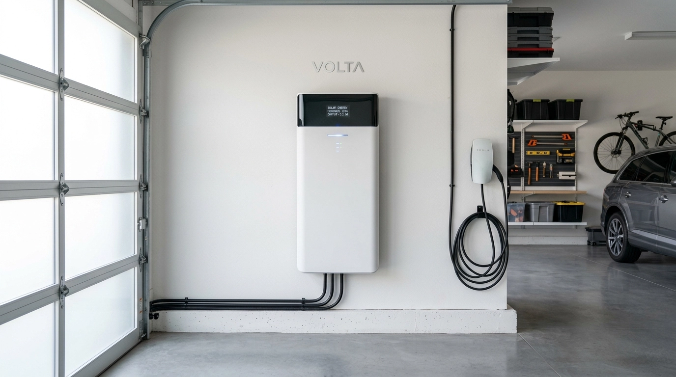 Battery in garage