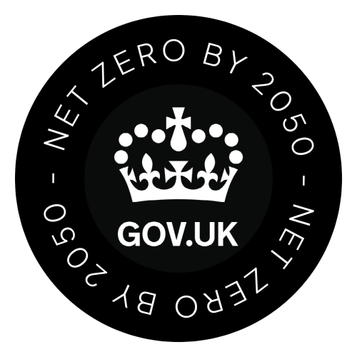 Logo for 'Net-zero by 2050'