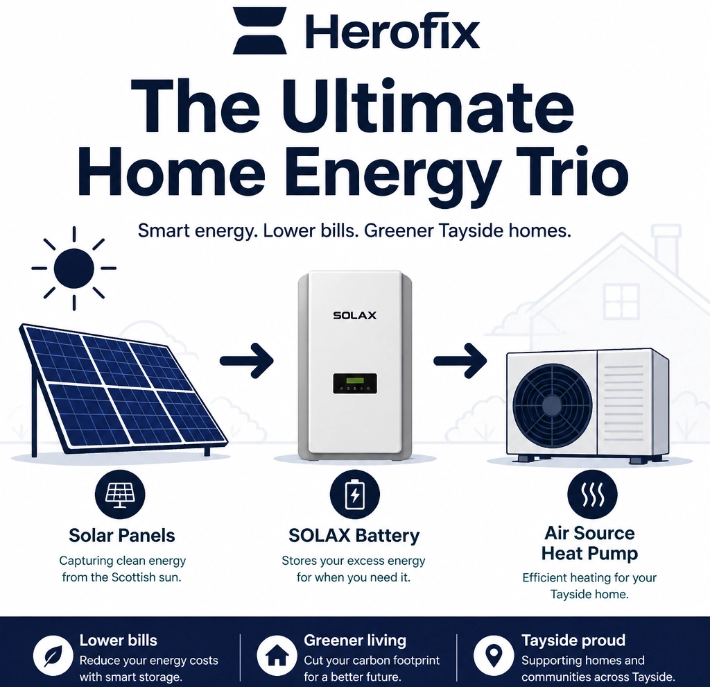 Ultimate energy trio - solax battery