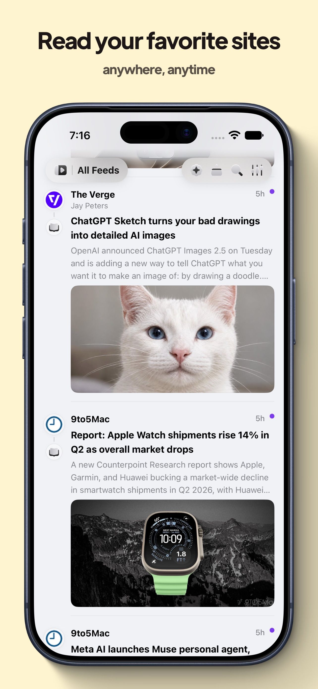 Saturn RSS Reader