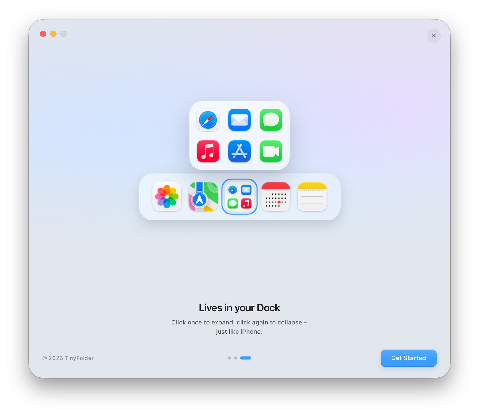 TinyFolder macOS App