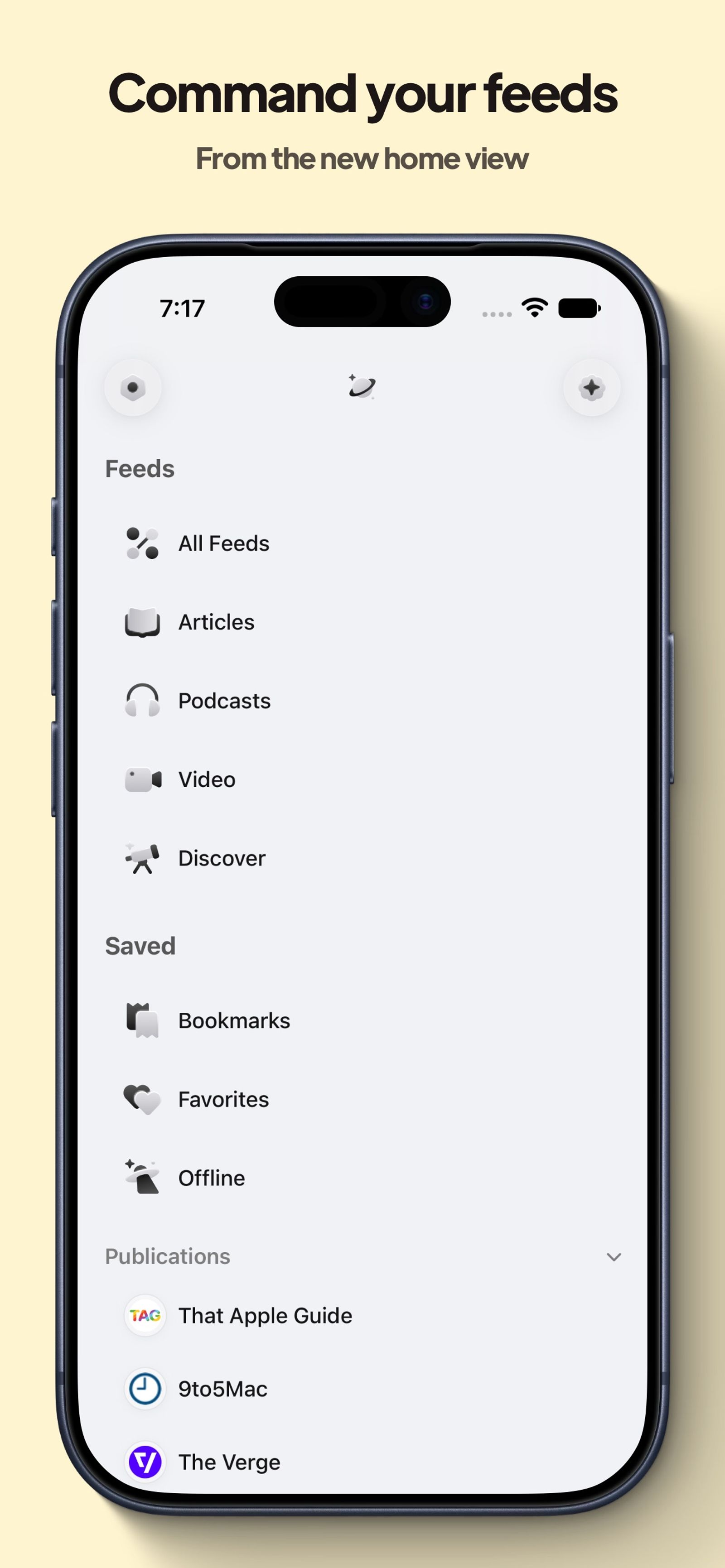 Saturn RSS Reader